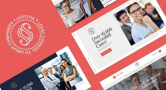 Justitia – Multiskin Lawyer & Legal Adviser WordPress Theme