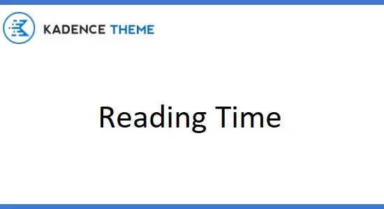 Kadence Reading Time 1.0.5