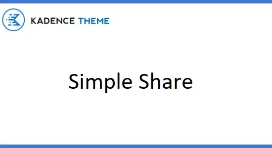 Kadence Simple Share 1.2.13