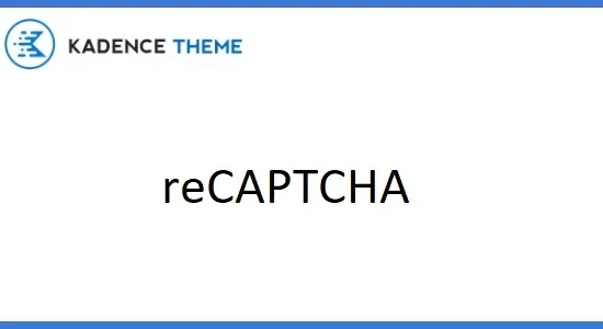 Kadence reCAPTCHA