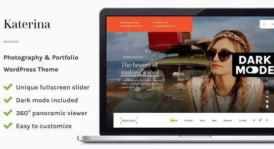 Katerina - Photography & Portfolio WordPress Theme
