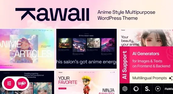 Kawaii – Anime Creative Original WordPress Theme