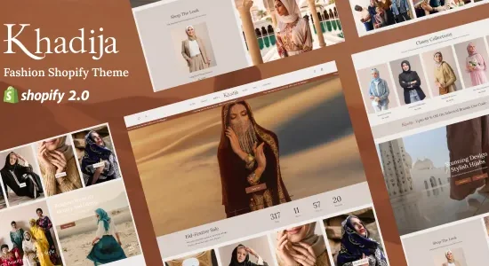 Khadija - Muslim Fashion Clothing Shopify Theme