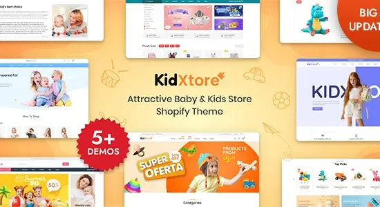 KidXtore - Baby Shop and Kids Store Shopify 2.0 Theme