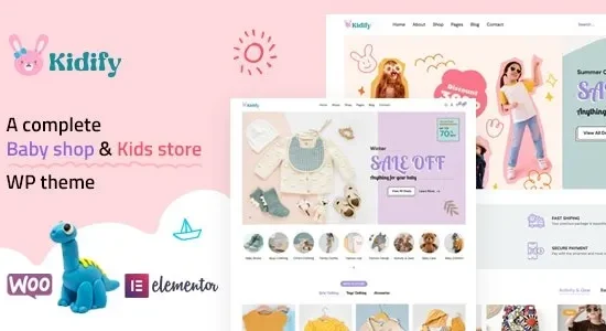 Kidify – Baby & Kids store eCommerce Woocommerce Theme