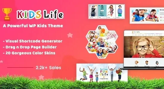 Kids Life - Children WordPress Theme