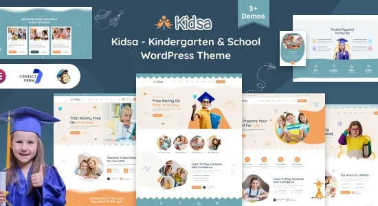 Kidsa – Kindergarten & School WordPress Theme