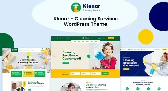 Klenar - Cleaning Services WordPress Theme + RTL