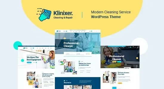 Klinixer – Cleaning Services WordPress Theme + RTL