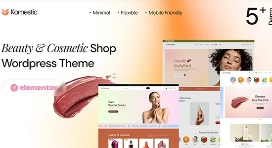 Komestic - Beauty & Cosmetics Shop WordPress Theme
