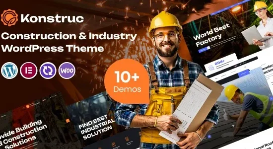 Konstruc - Construction & Industry WordPress Theme