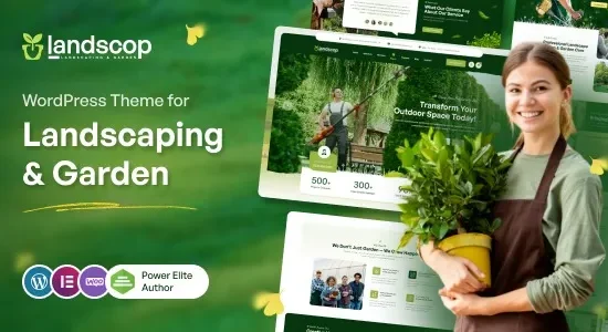 Landscop – Landscaping & Gardening WordPress Theme
