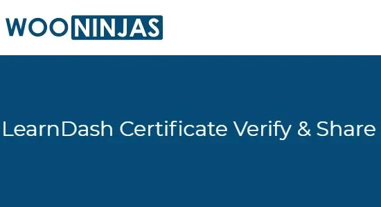 LearnDash Certificate Verify & Share