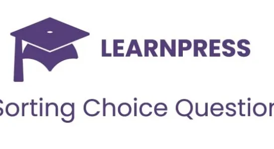LearnPress: Sorting Choice Question