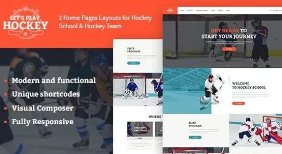 Let’s Play – Hockey School & Sport WordPress Theme
