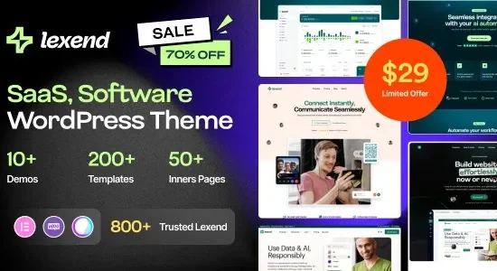 Lexend - Software, SaaS & Startup WordPress Theme