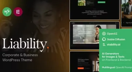 Liability - Insurance & Finance WordPress Theme