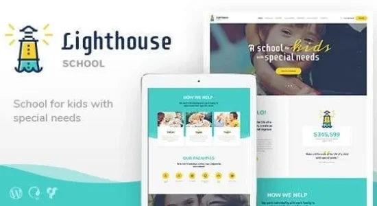 Lighthouse - School for Handicapped Kids with Special Needs WordPress Theme