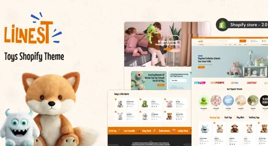 Lilnest - Kids Toys eCommerce Shopify