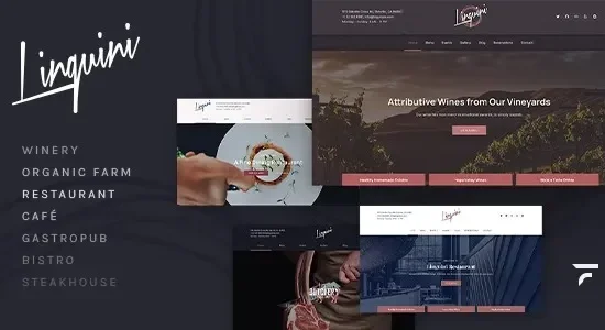 Linguini- Restaurant WordPress Theme