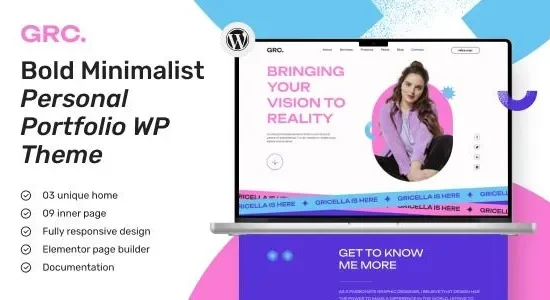 LinkGrace– Creative Portfolio WordPress Theme