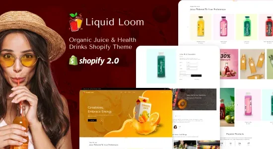 Liquid Loom - Drinks Store & Juice Shop Shopify Theme