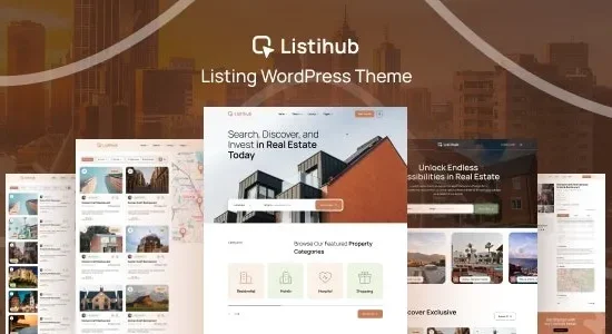 Listihub - Listing WordPress Theme