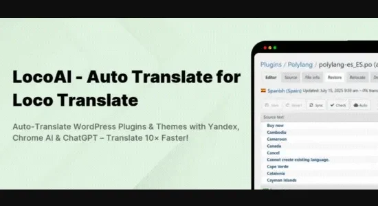LocoAI - Auto Translate for Loco Translate (Pro)