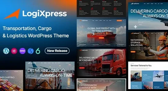 LogiXpress – Transportation, Cargo & Logistics WordPress Theme