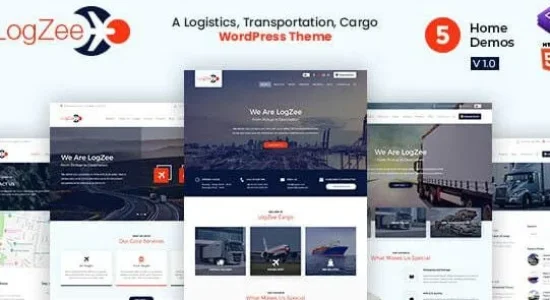 Logzee - Logistics, Transportation, Cargo WordPress Theme