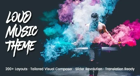 Loud – A Modern WordPress Theme for the Music Industry