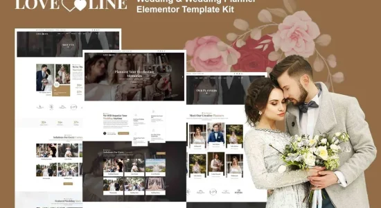 Loveline - Wedding & Wedding Planner Elementor Pro Template Kit