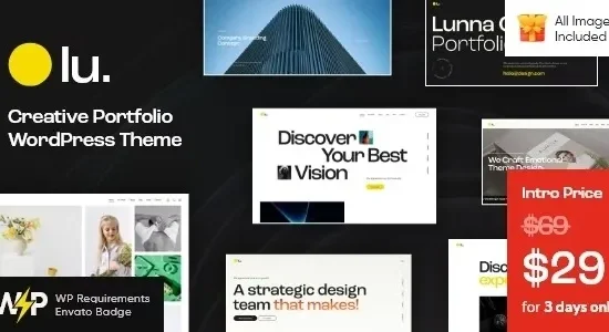 Lunna – Creative Portfolio WordPress Theme