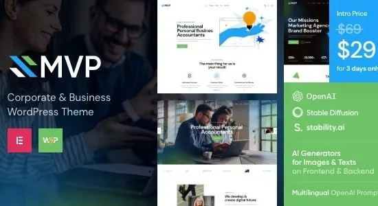 MVP – Finance WordPress Theme