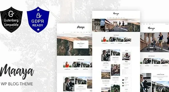 Maaya - Travel Blog WordPress Theme