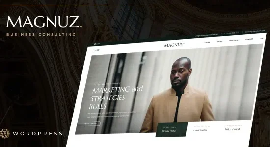 Magnuz - Business WordPress Theme