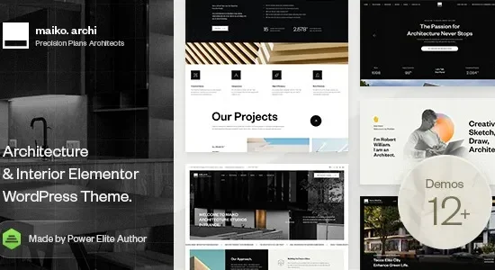 Maiko – Architecture and Interior Design WordPress Theme