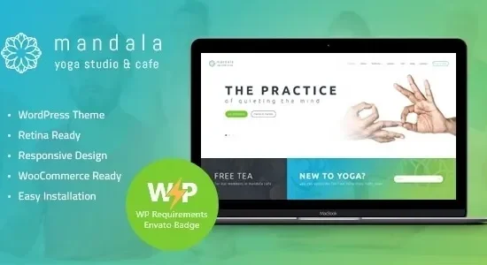 Mandala - Yoga Studio and Wellness Center WordPress Theme