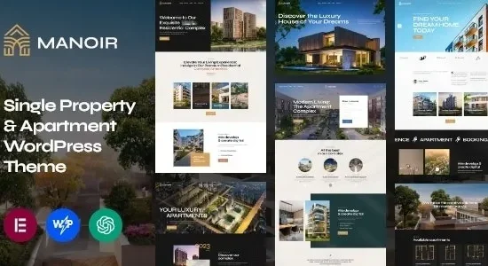 Manoir – Single Property & Apartment WordPress Theme