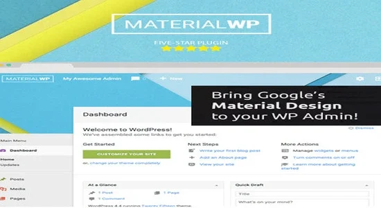 Material-WP-Material-Design-Dash