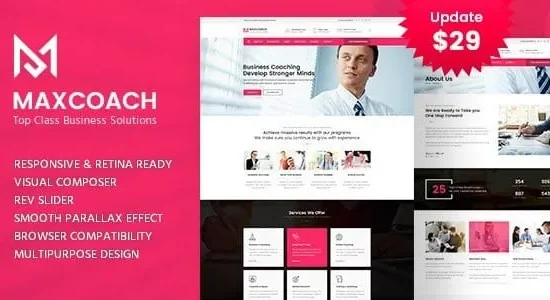 Maxcoach – Business Consulting WordPress Theme