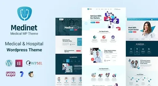 Medinet - Medical and Health WordPress Theme +RTL
