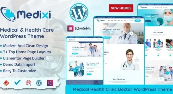 Medixi- Doctor & Medical Care WordPress Theme