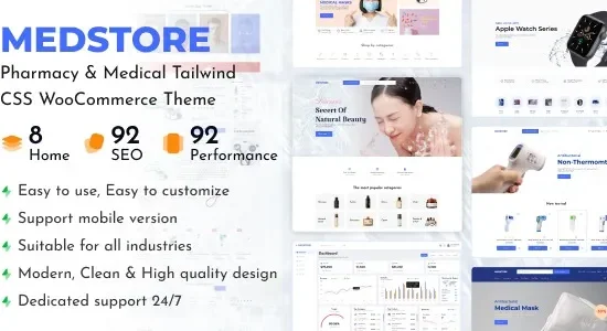 Medstore – Responsive WooCommerce WordPress Theme
