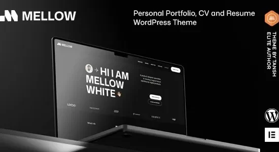 Mellow - Personal Portfolio WordPress Theme