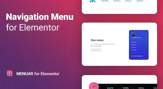 Menuar 1.0.5 – Navigation Menu for Elementor