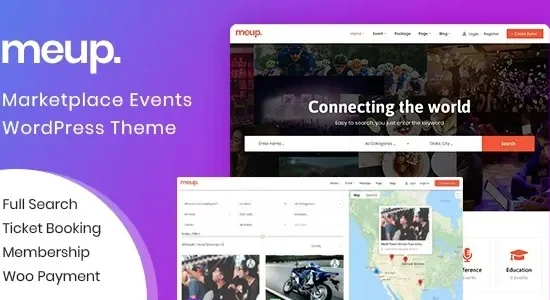 Meup – Marketplace Events WordPress Theme