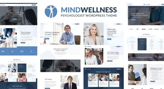 Mindwellness – Psychology and Counseling WordPress Theme