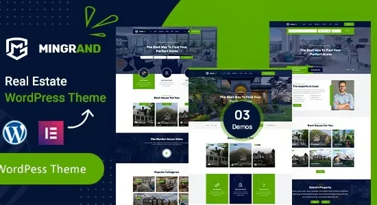 Mingrand 1.0.4 – Real Estate WordPress Theme