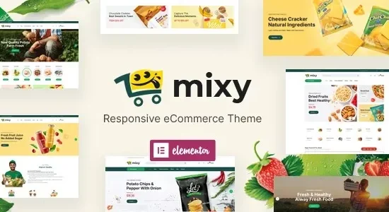 Mixy 1.0.2 – Organic Food Store WordPress Theme